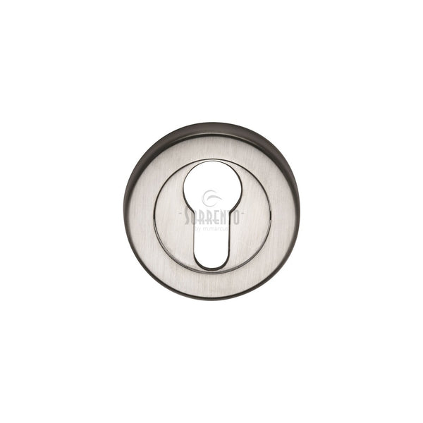 Sorrento Euro Profile Cylinder Escutcheon Round by M Marcus - Heritage Brass