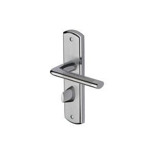 Lena Door Handle on Plate by M Marcus - Heritage Brass