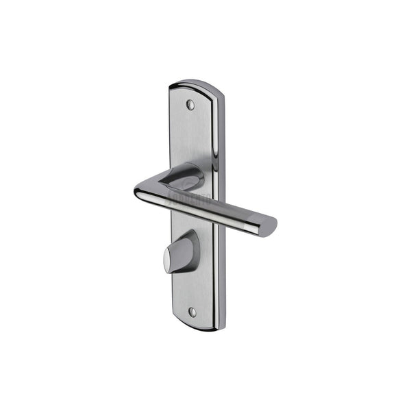 Lena Door Handle on Plate by M Marcus - Heritage Brass