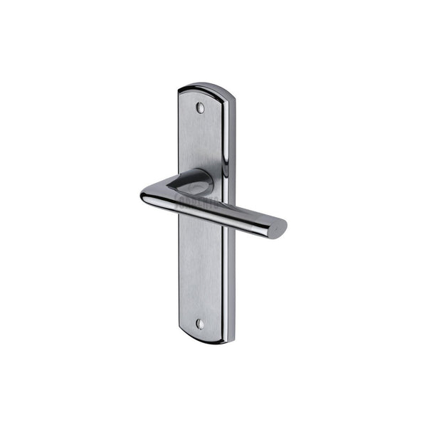 Lena Door Handle on Plate by M Marcus - Heritage Brass
