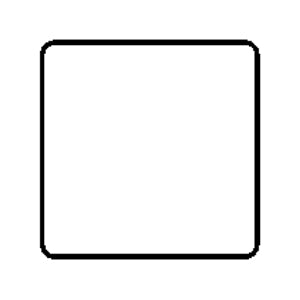 Primed White Flat Square Plate QPW-Single Blank Plate by Heritage Brass By M-Marcus