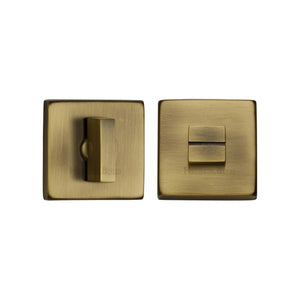 Square Bathroom Turn & Release - SQ4035 by M Marcus - Heritage Brass