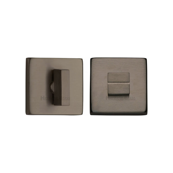 Square Bathroom Turn & Release - SQ4035 by M Marcus - Heritage Brass