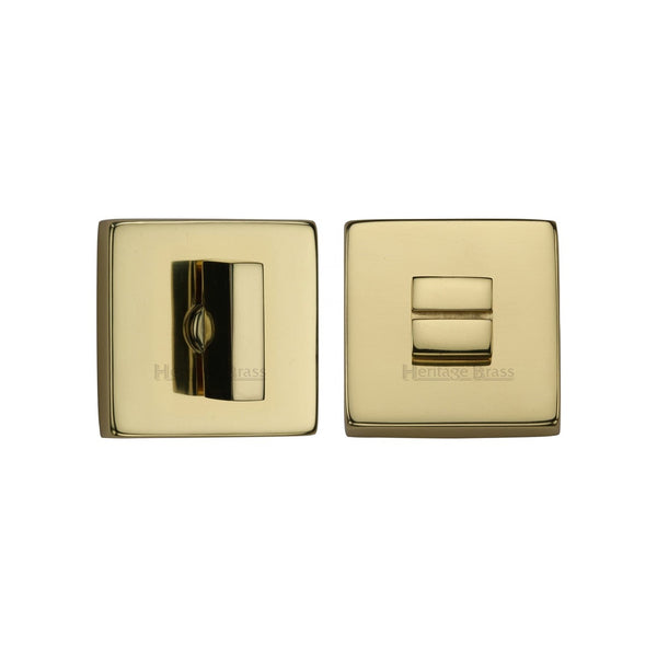 Square Bathroom Turn & Release - SQ4035 by M Marcus - Heritage Brass