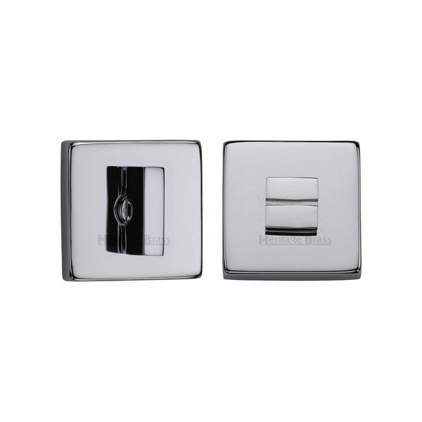 Square Bathroom Turn & Release - SQ4035 by M Marcus - Heritage Brass