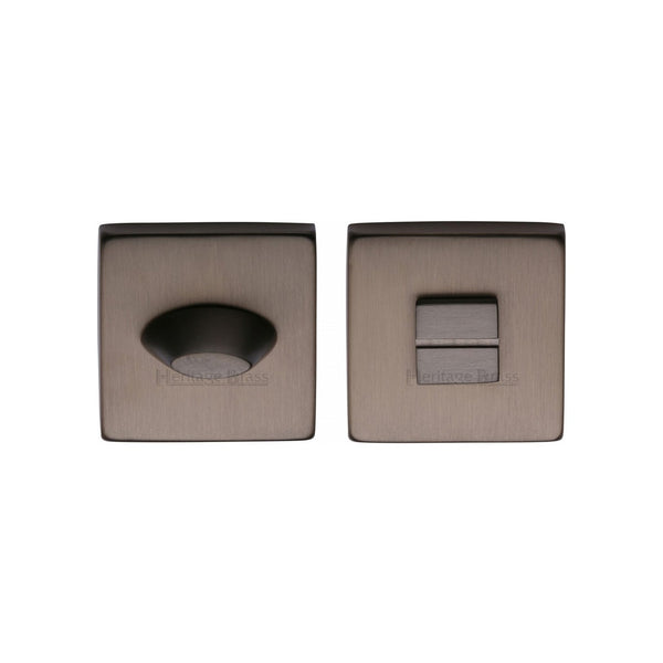 Square Bathroom Turn & Release - SQ4043 by M Marcus - Heritage Brass
