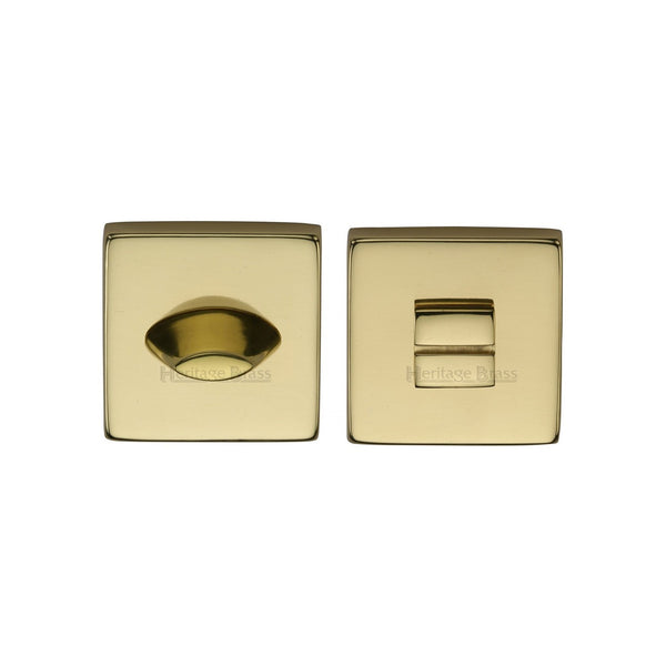 Square Bathroom Turn & Release - SQ4043 by M Marcus - Heritage Brass