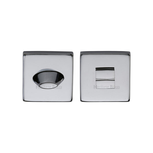 Square Bathroom Turn & Release - SQ4043 by M Marcus - Heritage Brass