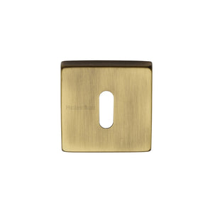 Standard Key Escutcheon Square - SQ5002 by M Marcus - Heritage Brass