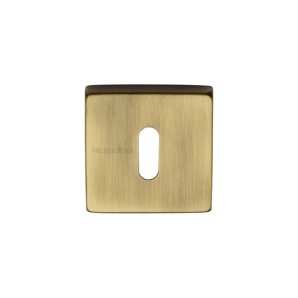 Standard Key Escutcheon Square - SQ5002 by M Marcus - Heritage Brass