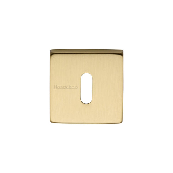 Standard Key Escutcheon Square - SQ5002 by M Marcus - Heritage Brass
