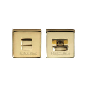 Square Bathroom Turn & Release - SQ5040 by M Marcus - Heritage Brass