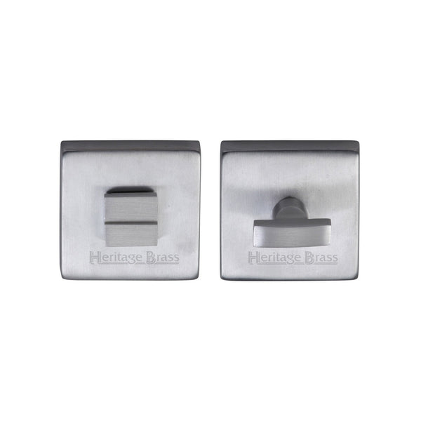 Square Bathroom Turn & Release - SQ5040 by M Marcus - Heritage Brass