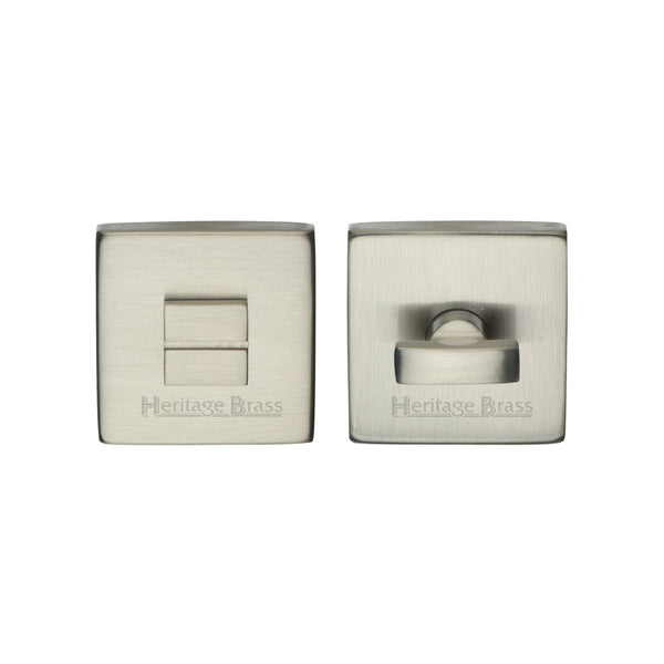 Square Bathroom Turn & Release - SQ5040 by M Marcus - Heritage Brass