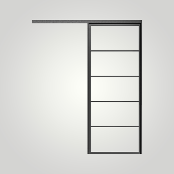 STEELUX DOORS® "GIO-5 LITE" single sliding door