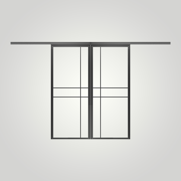 STEELUX DOORS® "MADISON" double sliding doors