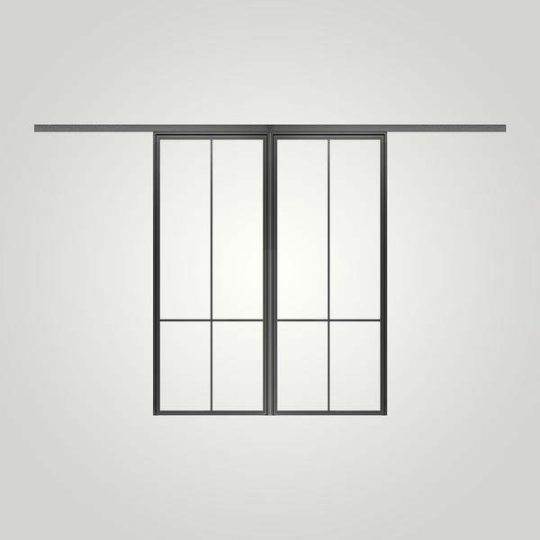 STEELUX DOORS® "METRO" double sliding doors