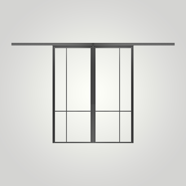 STEELUX DOORS® "NOVO" double sliding doors