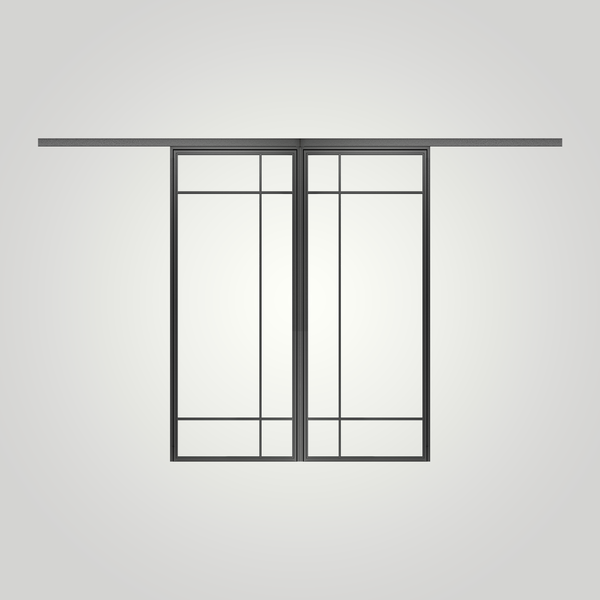 STEELUX DOORS® "SUTTON" double sliding doors