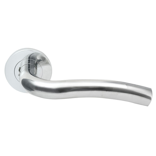 Steelworx 316 Curved Lever on Round Rose