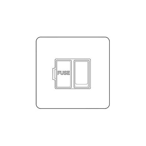 Studio Range Polished Brass Switches & Sockets, Y01 - Switched Spur (13 Amp) by Heritage Brass By M-Marcus