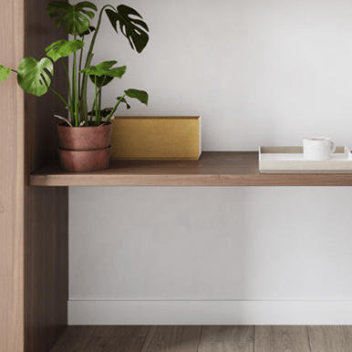 Orac SX171-RAL9003 Pre-Painted White Skirting Board (RAL 9003) 100mm x 22mm x 2m – Duropolymer