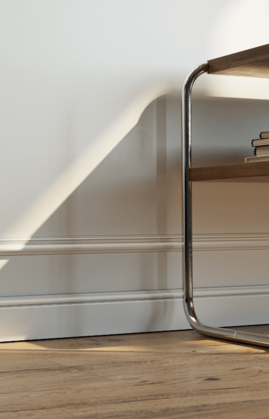 Orac SX173-RAL9003 Pre-Painted White Skirting Board (RAL 9003) 100mm x 16mm x 2m – Duropolymer