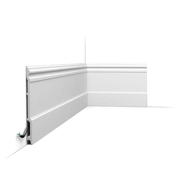 Orac SX191 Skirting Board 210mm x 21mm x 2m – Duropolymer