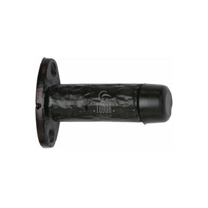 Tudor Projection Door Stop Black Iron by M Marcus - Heritage Brass