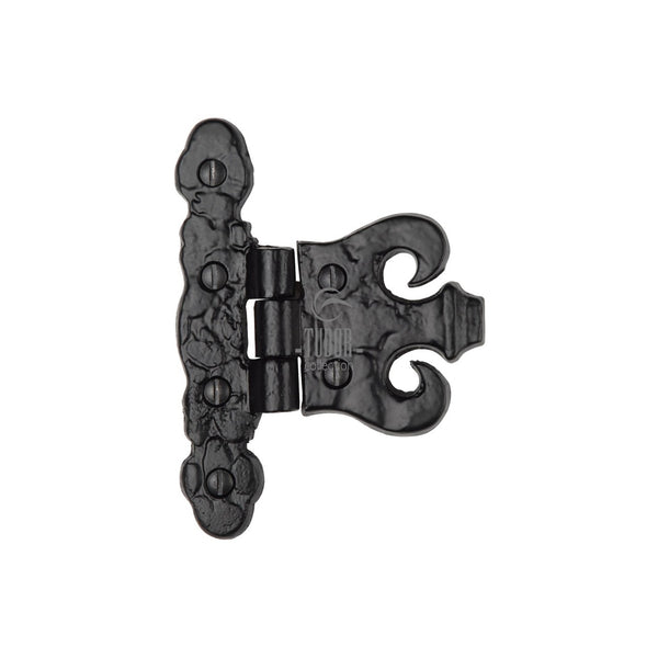 Tudor Coronet Hinge Black Iron by M Marcus - Heritage Brass