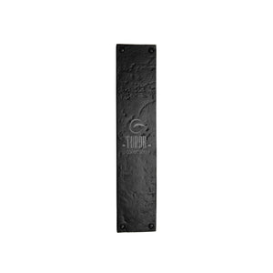 Tudor Fingerplate Black Iron by M Marcus - Heritage Brass
