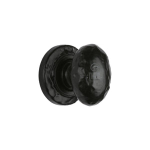 Tudor Rustic Oval Cabinet Knob by M Marcus - Heritage Brass