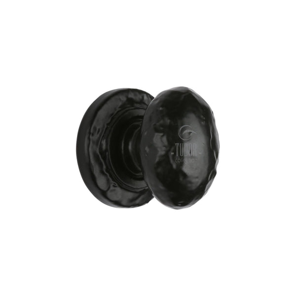 Tudor Rustic Oval Cabinet Knob by M Marcus - Heritage Brass