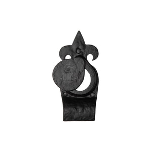 Tudor Cylinder Pull with cover Black Iron - Black Antique