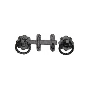 Tudor Gate Latch Black Iron by M Marcus - Heritage Brass