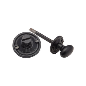 Tudor Privacy Bolt Black Iron by M Marcus - Heritage Brass