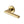 Trident Door Handle on Round Rose by M Marcus - Heritage Brass