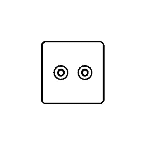 Vintage Range-Rustic Copper-TV/Satellite Socket