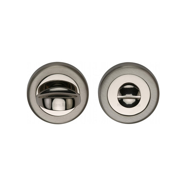 Round Bathroom Turn & Release - V0678 by M Marcus - Heritage Brass