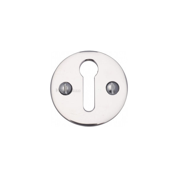Standard Key Escutcheon Round - V1010 by M Marcus - Heritage Brass