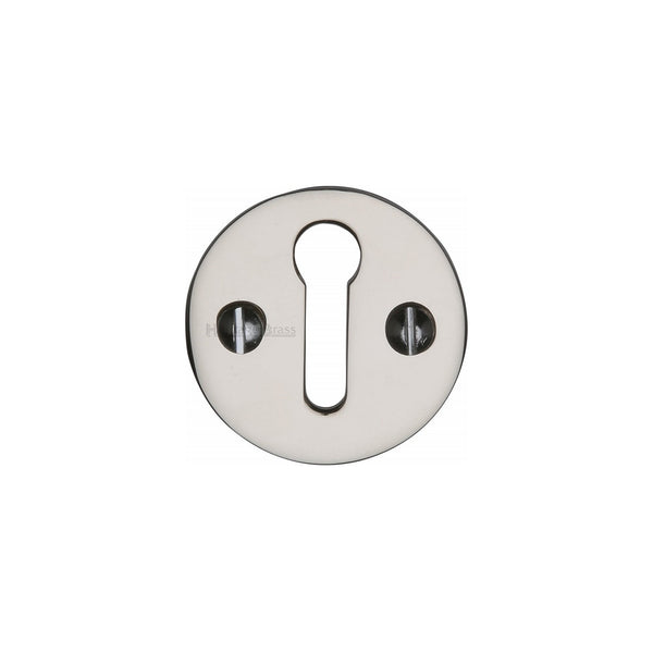 Standard Key Escutcheon Round - V1010 by M Marcus - Heritage Brass