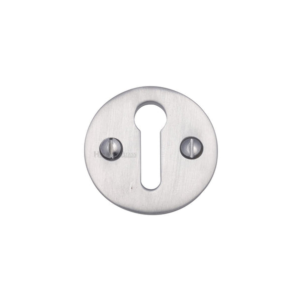 Standard Key Escutcheon Round - V1010 by M Marcus - Heritage Brass