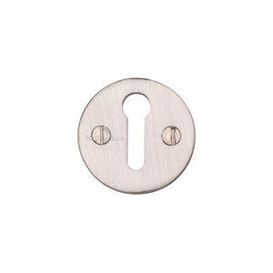 Standard Key Escutcheon Round - V1010 by M Marcus - Heritage Brass