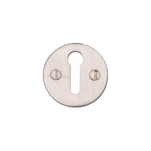 Standard Key Escutcheon Round - V1010 by M Marcus - Heritage Brass