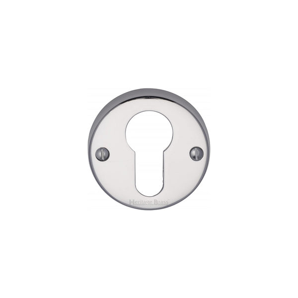 Euro Profile Cylinder Escutcheon Round - V1012 by M Marcus - Heritage Brass