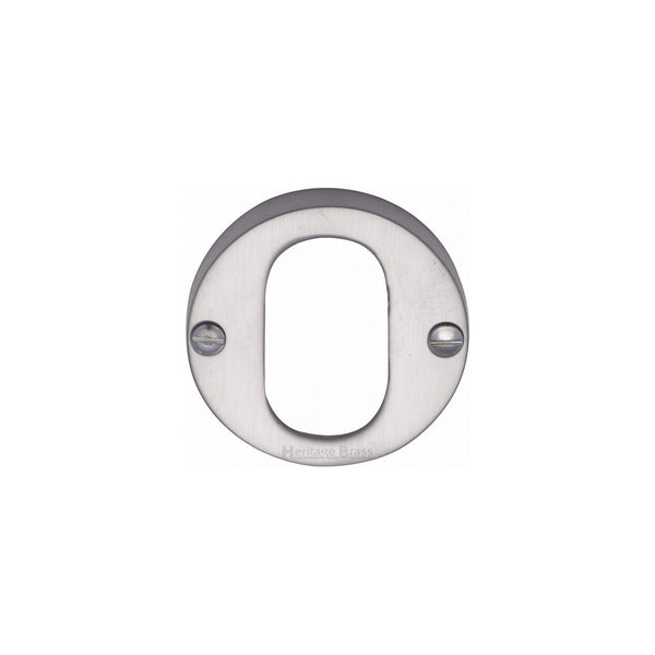 Oval Profile Cylinder Escutcheon Round - V1013 by M Marcus - Heritage Brass