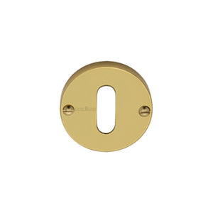 Standard Key Escutcheon Round - V1014 by M Marcus - Heritage Brass