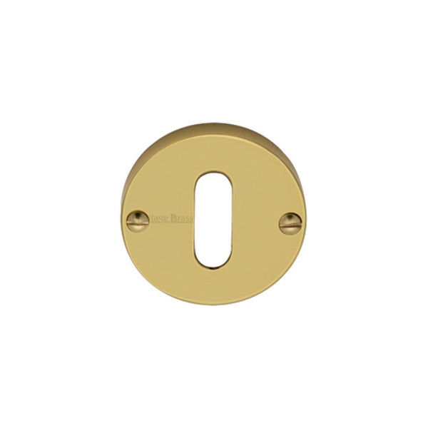 Standard Key Escutcheon Round - V1014 by M Marcus - Heritage Brass
