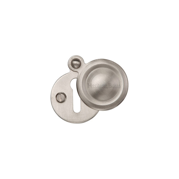Standard Covered Key Escutcheon Round - V1020 by M Marcus - Heritage Brass