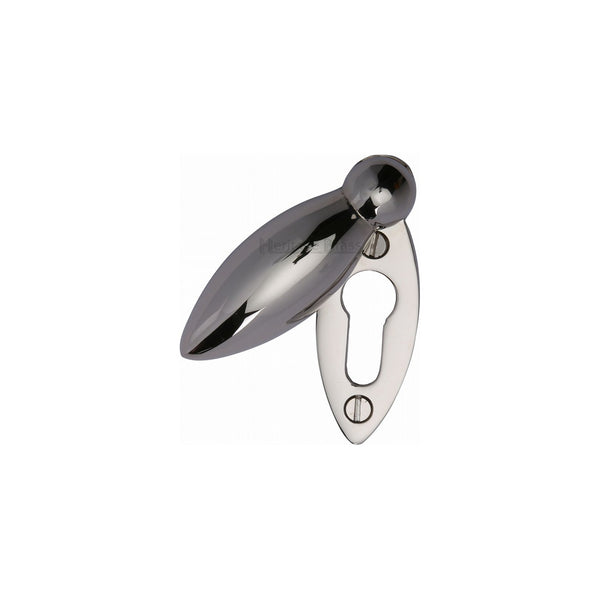 Standard Covered Key Escutcheon Oval - V1022 by M Marcus - Heritage Brass